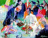 Wine, Women and Cigars by Leroy Neiman